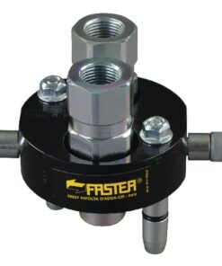Multifaster DN12-2 x 1/2" BSPP tapón de sección móvil