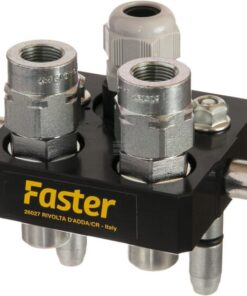 Multifaster DN10-2 x 3/8" BSPP + 1 x enchufe eléctrico de sección móvil