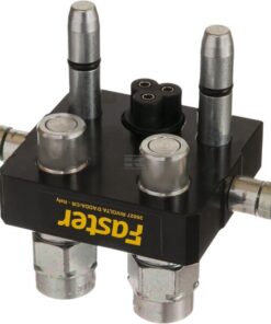 Multifaster DN10-2 x 3/8" BSPP + 1 x enchufe eléctrico de sección móvil
