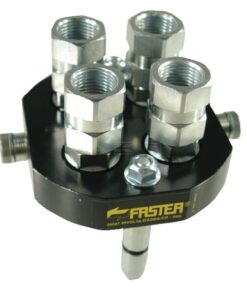 Multifaster DN10-4 x 1/2" BSPP tapón de sección móvil