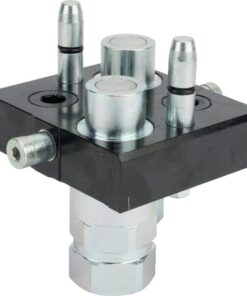 Multifaster DN20-2 x 3/4" BSPP tapón de sección móvil