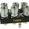 Multifaster DN12-6 x 1/2" BSPP tapón de sección móvil