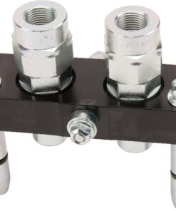 Multifaster DN10-2 x 3/8" BSPP tapón de sección móvil
