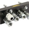 Multifaster DN10-4 x 1/2" BSP + 1 x enchufe eléctrico de sección móvil