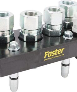 Multifaster DN12-4 x 1/2" BSPP + 1 x enchufe eléctrico de sección móvil