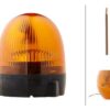Faro rotativo halógeno Rota Compact, ámbar, 24 V 70 W, fijación atornillable Ø132 x 157 mm, Hella