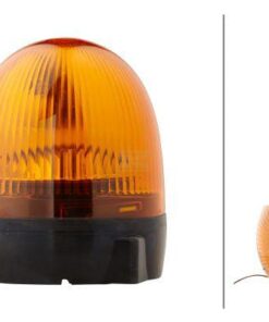 Faro rotativo halógeno Rota Compact, ámbar, 24 V 70 W, fijación atornillable Ø132 x 157 mm, Hella