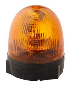 Faro rotativo halógeno Rota Compact, ámbar, 24 V 70 W, fijación atornillable Ø132 x 157 mm, Hella