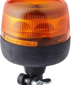 Faro rotativo LED, ámbar, 12/24 V 10 W, fijación mástil flexible, Ø165 x 183 mm, Hella