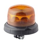 Faro rotativo RotaLED Compact, ámbar, 12/24 V 7 W, fijación mástil flexible Ø165 x 164, Hella