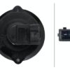 Luz de freno redonda, 12 V, roja, atornillable, Ø 66 mm, Hella