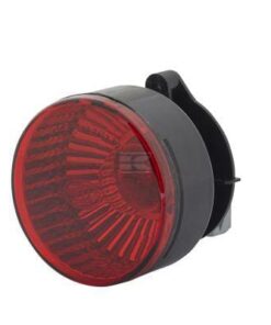 Luz de freno redonda, 12 V, roja, atornillable, Ø 66 mm, Hella 10 Luz de freno redonda, 12 V, roja, atornillable, Ø 66 mm, Hella