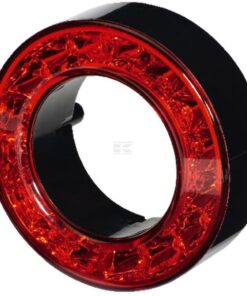 Luz de freno LED, 2,30 W, anular, 12 V, roja, 16 LED, Hella
