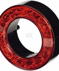 Luz de freno LED, 2,30 W, anular, 12 V, roja, 16 LED, Hella