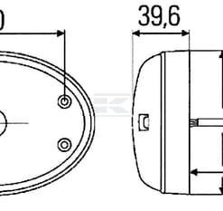 Luz trasera Agroluna LED