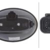 Luz trasera ovalada, 12 V, rojo/ámbar, atornillable, 140,4x98,4x98,4 mm, Hella