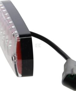 Piloto trasero LED, rectangular, 12/24V, transparente/ámbar/rojo, atornillable, ECE, Hella