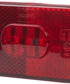 Luz de galibó LED, rectangular, 12 V, roja, atornillable, 108 x 10,5 x 44 mm, Hella ValueFit