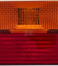 Luz posterior rectangular, 12 V, roja / naranja, atornillable, 220 x 100 mm, Hella