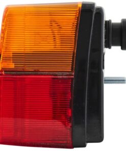 Luz posterior rectangular, 12 V, roja / naranja, atornillable, 220 x 100 mm, Hella