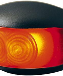Luz de posición oval. roja LED