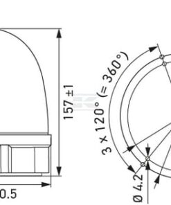 Baliza RotaFlash Compact LED atornillable