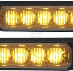 Luz de emergencia tipo estroboscópico con soporte de aluminio