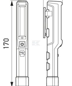 Linterna bolígrafo USB UPL150