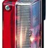 Luz de galibó 5 W, rectangular, 12 / 24 V, roja / blanca, atornillable, Hella