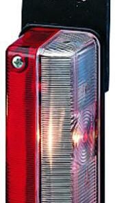 Luz de galibó 5 W, rectangular, 12 / 24 V, roja / blanca, atornillable, Hella