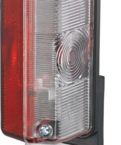 Luces de gálibo 4W, rectangular, 12/24V, rojo/blanco, atornillable, 120x37x42 mm, Hella