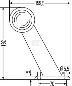 Luz lateral Hella