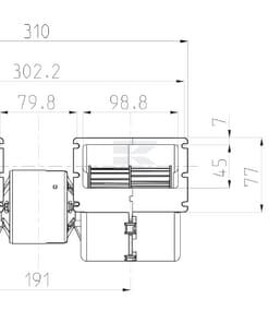 Twin blower 12V, 008-A45-02 GR RA3VCV 5 Twin blower 12V, 008-A45-02 GR RA3VCV