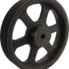 Polea para correa trapecial, 4 canales A o SPA, Ø305,50 mm, Kramp