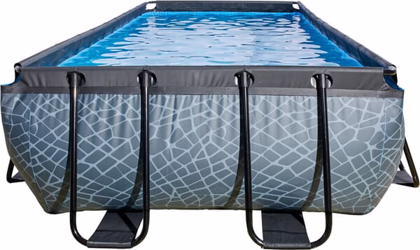 Piscina desmontable 4x2x1m piedra 3 Piscina desmontable 4x2x1m piedra