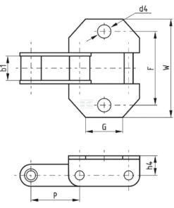 Intake elevator chain, Fi 8.3mm (5m)