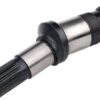 Knife drive gear eccentric