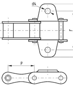 Intake elevator chain, (5m)