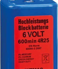 Batería 4R25 6V, zinc-carbono azul
