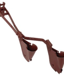Seeding coulter double with iron holder, right