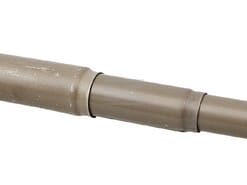 Metal sowing pipe, long