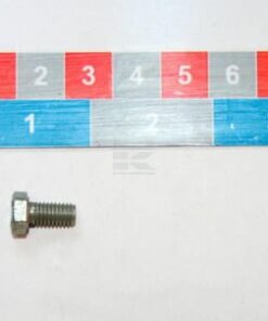 Tornillo, cabeza hexagonal, DIN933 M5x10, acero zincado