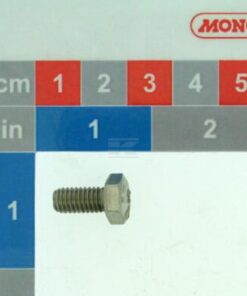 Tornillo, cabeza hexagonal, DIN933 M6x12, acero zincado