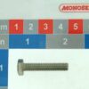 Tornillo, cabeza hexagonal, DIN933 M6x30, acero inoxidable, A2 4 Tornillo, cabeza hexagonal, DIN933 M6x30, acero inoxidable, A2