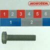 Tornillo, cabeza hexagonal, DIN933 M8x35, acero zincado 2 Tornillo, cabeza hexagonal, DIN933 M8x35, acero zincado