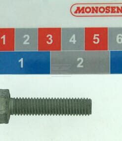 Tornillo, cabeza hexagonal, DIN933 M8x35, acero zincado