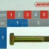Tornillo, cabeza hexagonal, DIN931 M8x60, acero zincado