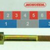 Tornillo, cabeza hexagonal, DIN931 M8x65, acero zincado