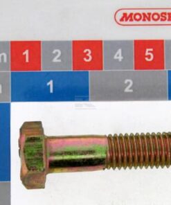 Tornillo, cabeza hexagonal, DIN931 M12x50, acero zincado