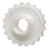 Seeding wheel for small seeds, with hexagon